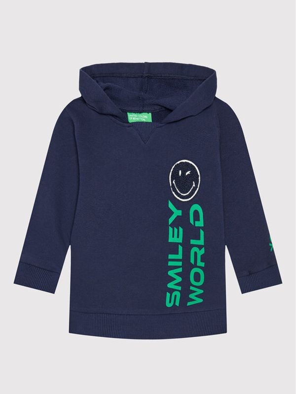 United Colors Of Benetton United Colors Of Benetton Суитшърт 3J68C2297 Тъмносин Regular Fit