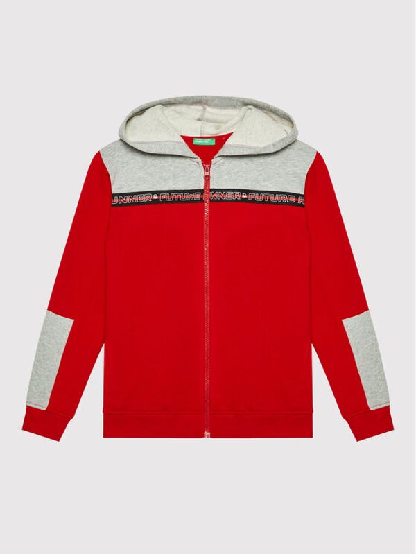 United Colors Of Benetton United Colors Of Benetton Суитшърт 3J68C500B Червен Regular Fit