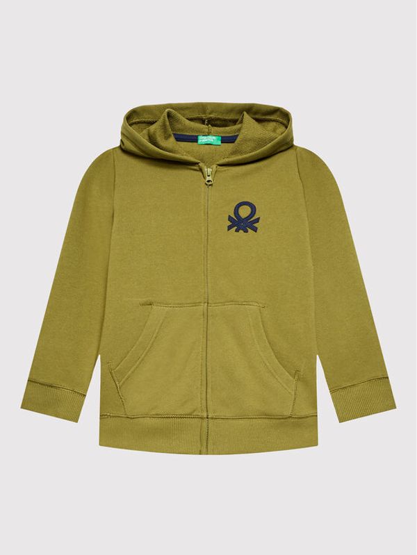 United Colors Of Benetton United Colors Of Benetton Суитшърт 3J68C500V Зелен Regular Fit