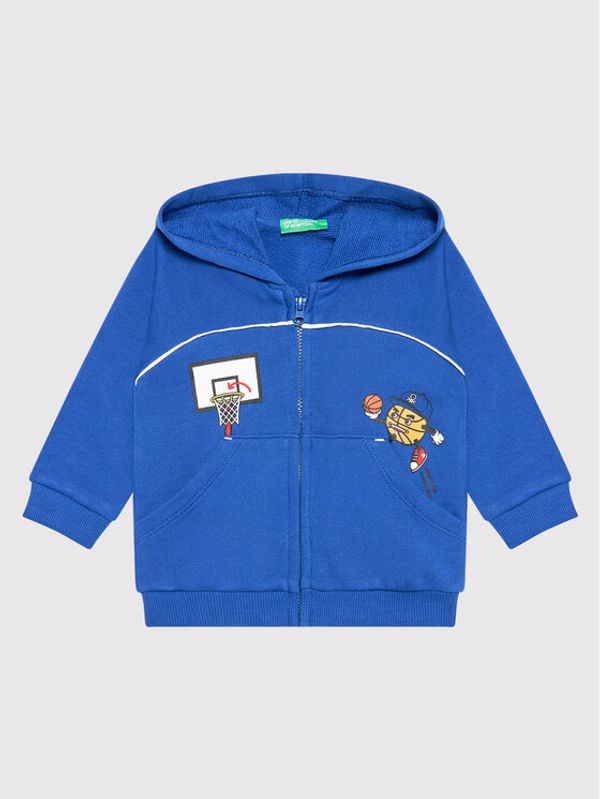 United Colors Of Benetton United Colors Of Benetton Суитшърт 3J68C5936 Син Regular Fit