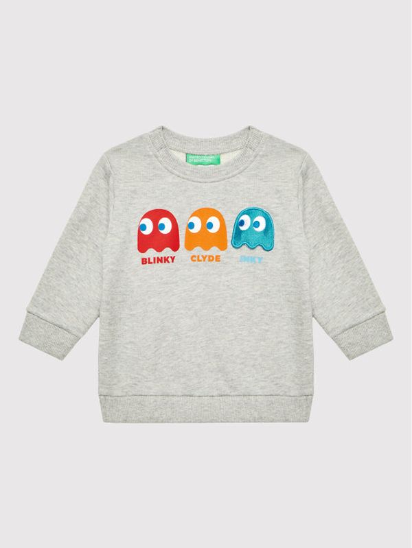 United Colors Of Benetton United Colors Of Benetton Суитшърт 3J68G102E Сив Regular Fit