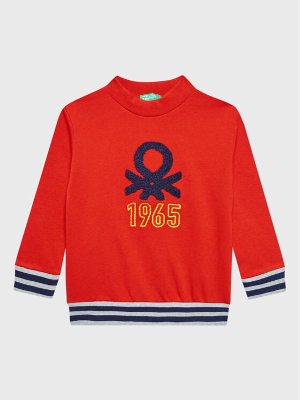 United Colors Of Benetton United Colors Of Benetton Суитшърт 3J68G104C Червен Regular Fit