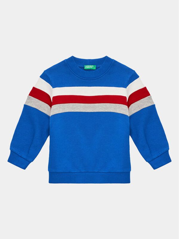 United Colors Of Benetton United Colors Of Benetton Суитшърт 3J68G10AQ Син Regular Fit