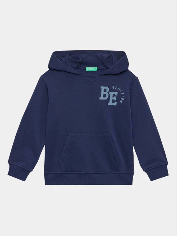 United Colors Of Benetton United Colors Of Benetton Суитшърт 3J68G200E Тъмносин Regular Fit