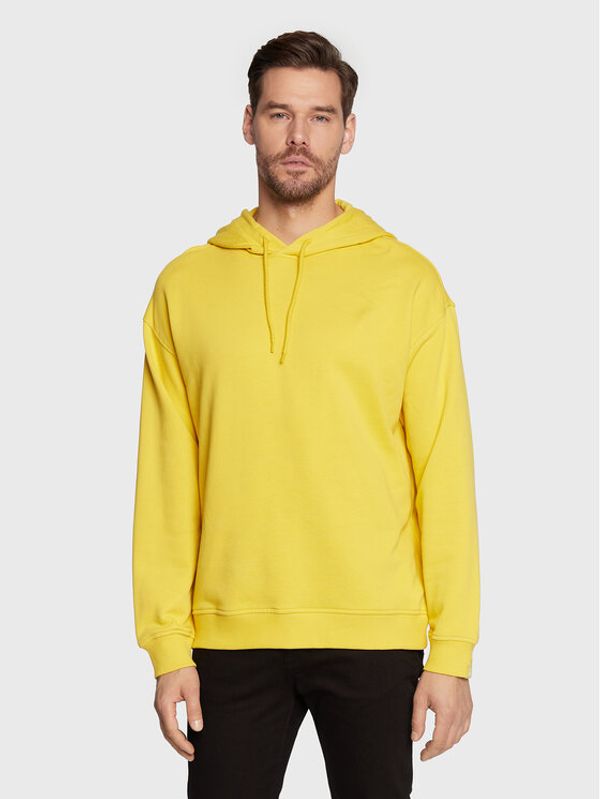 United Colors Of Benetton United Colors Of Benetton Суитшърт 3J68U2001 Жълт Regular Fit