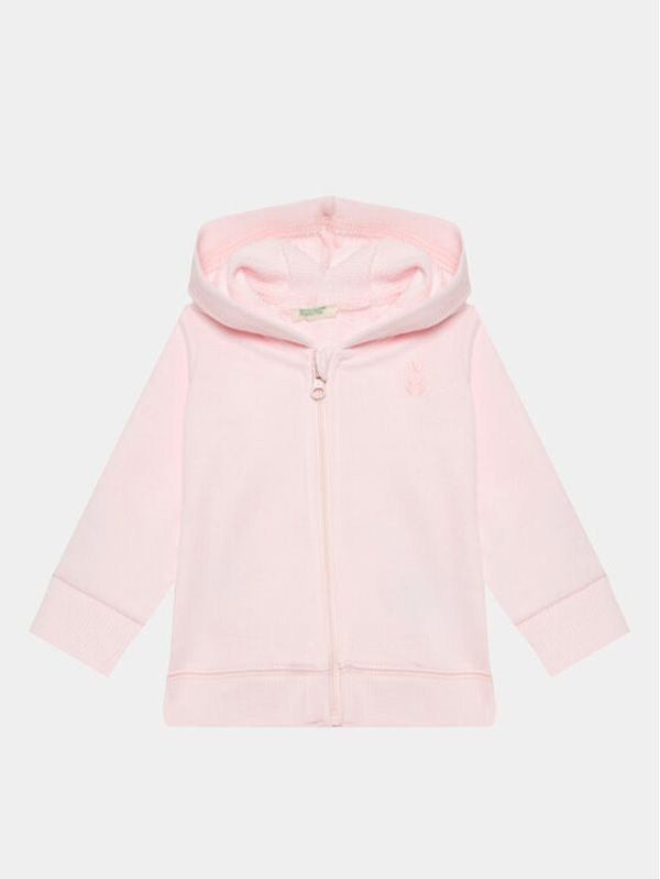 United Colors Of Benetton United Colors Of Benetton Суитшърт 3J70A500R Розов Regular Fit