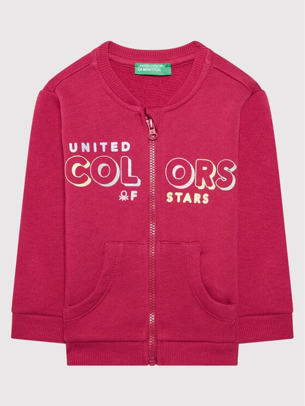 United Colors Of Benetton United Colors Of Benetton Суитшърт 3J70C5978 Бордо Regular Fit
