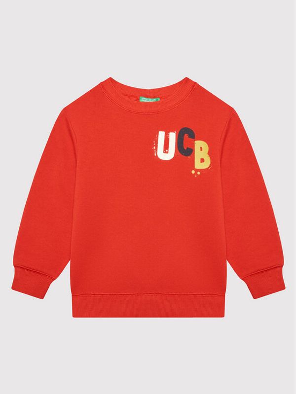 United Colors Of Benetton United Colors Of Benetton Суитшърт 3J70G104B Червен Regular Fit