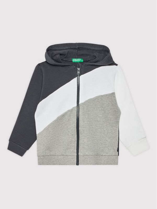 United Colors Of Benetton United Colors Of Benetton Суитшърт 3J70G500H Сив Regular Fit