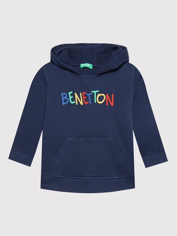 United Colors Of Benetton United Colors Of Benetton Суитшърт 3J70G500R Тъмносин Regular Fit