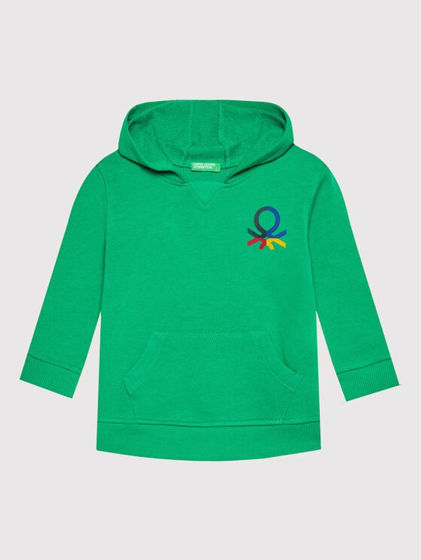 United Colors Of Benetton United Colors Of Benetton Суитшърт 3J70G500R Зелен Regular Fit