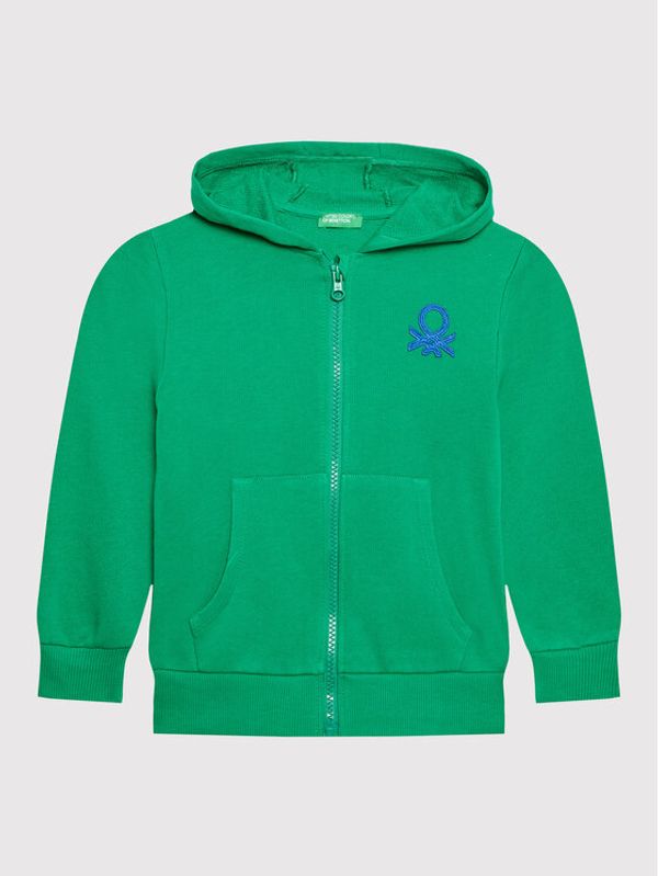 United Colors Of Benetton United Colors Of Benetton Суитшърт 3J70G5018 Зелен Regular Fit