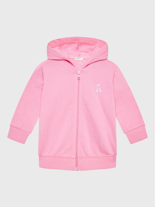 United Colors Of Benetton United Colors Of Benetton Суитшърт 3J70MM270 Розов Regular Fit