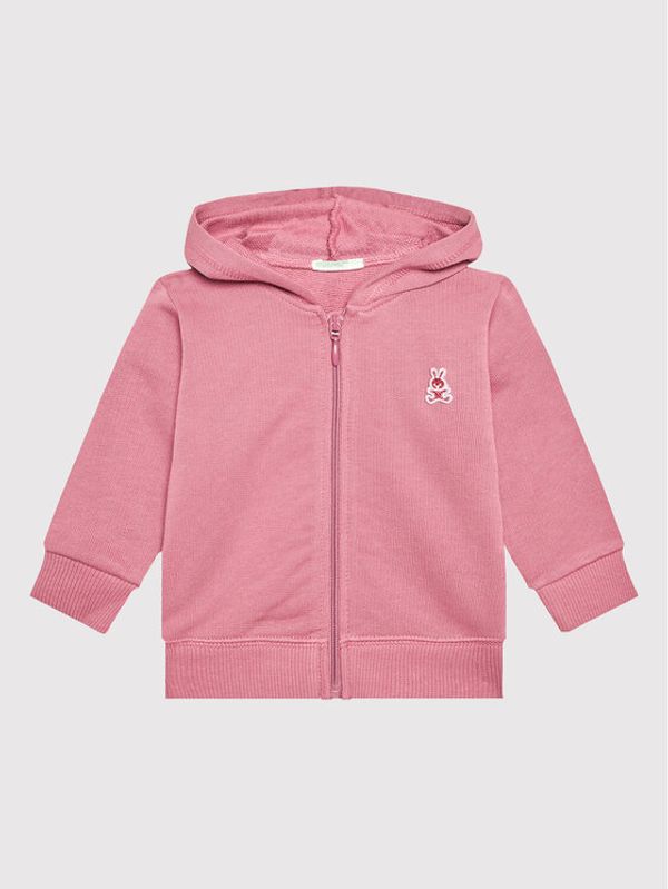 United Colors Of Benetton United Colors Of Benetton Суитшърт 3J70MM270 Розов Regular Fit