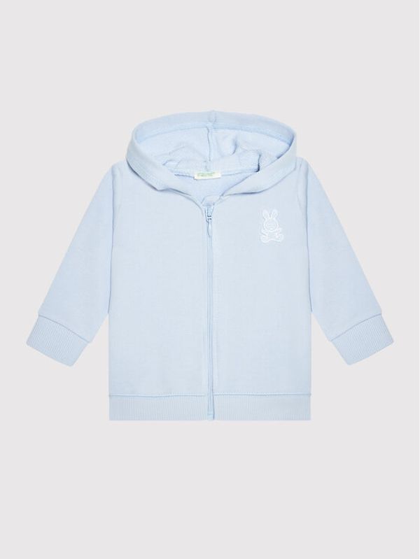 United Colors Of Benetton United Colors Of Benetton Суитшърт 3J70MM270 Син Regular Fit