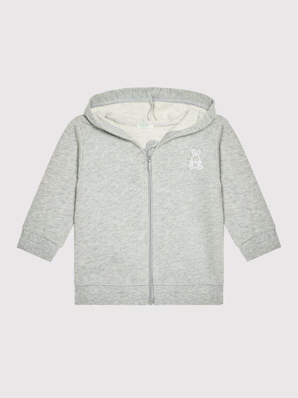 United Colors Of Benetton United Colors Of Benetton Суитшърт 3J70MM270 Сив Regular Fit