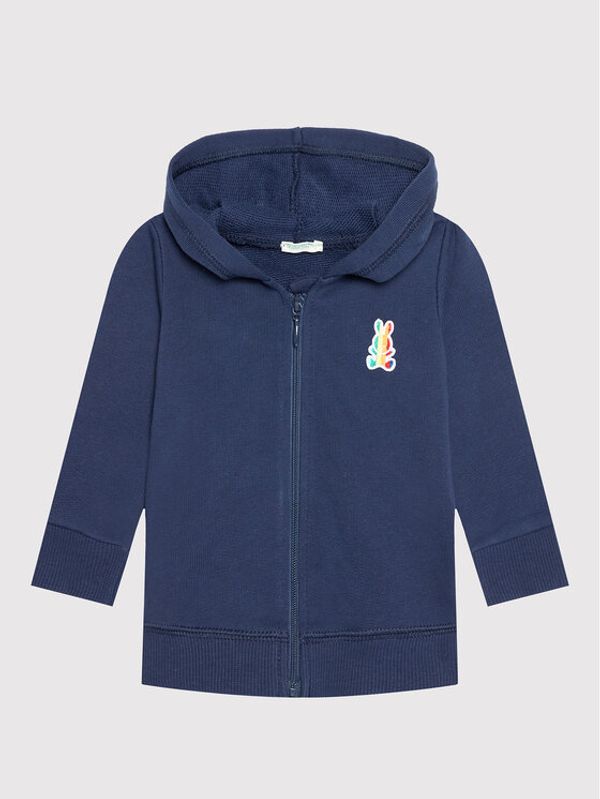 United Colors Of Benetton United Colors Of Benetton Суитшърт 3J70MM270 Тъмносин Regular Fit