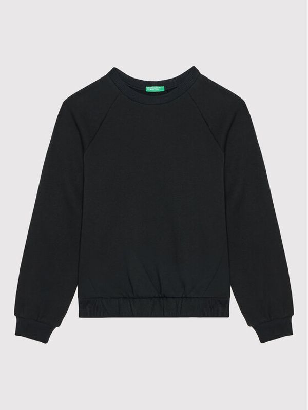 United Colors Of Benetton United Colors Of Benetton Суитшърт 3J73C15FN Черен Regular Fit