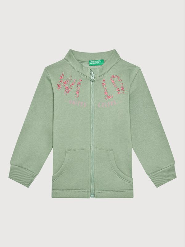 United Colors Of Benetton United Colors Of Benetton Суитшърт 3J73C5003 Зелен Regular Fit