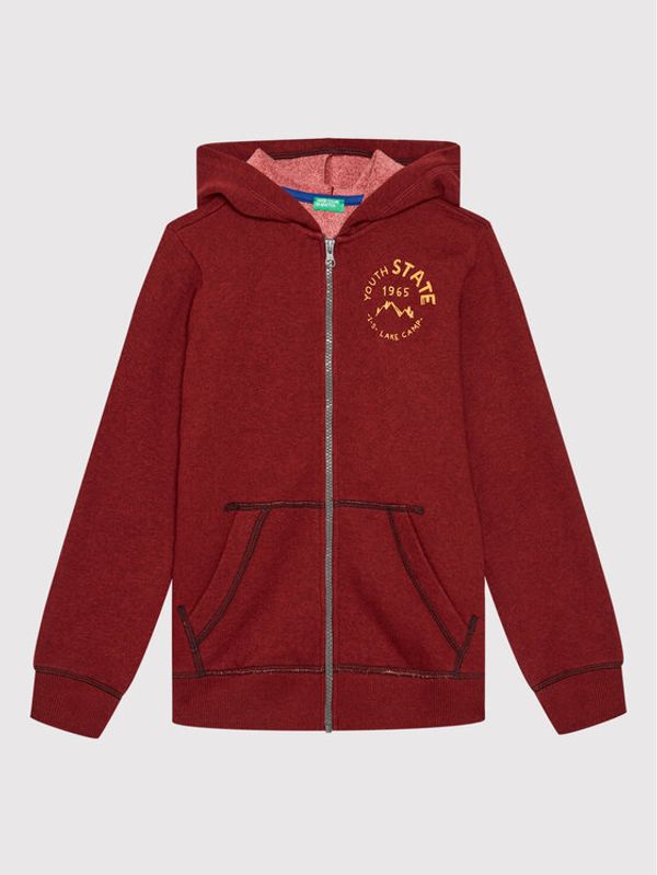 United Colors Of Benetton United Colors Of Benetton Суитшърт 3J73C5994 Бордо Regular Fit