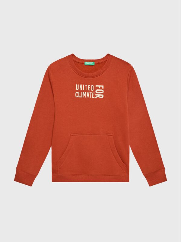 United Colors Of Benetton United Colors Of Benetton Суитшърт 3JLXC107O Червен Regular Fit