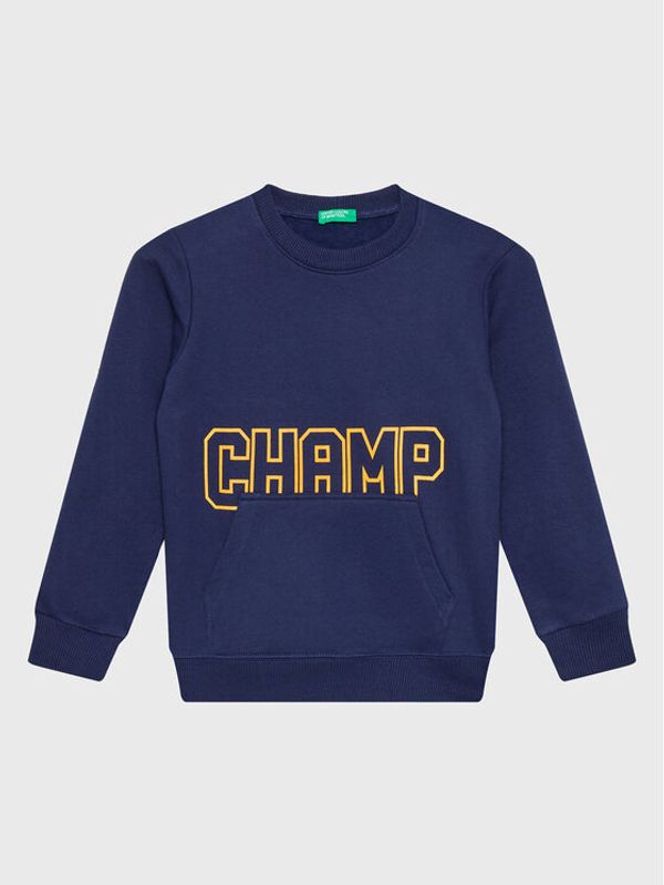 United Colors Of Benetton United Colors Of Benetton Суитшърт 3JLXC107O Тъмносин Regular Fit