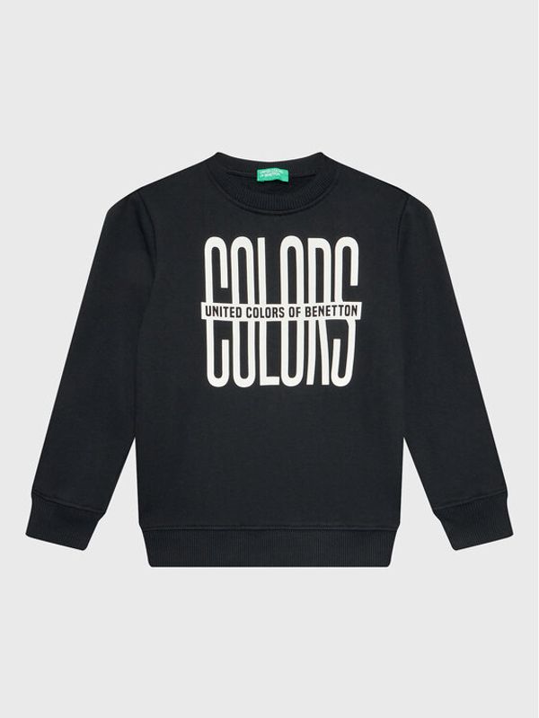 United Colors Of Benetton United Colors Of Benetton Суитшърт 3JLXC107Q Черен Regular Fit