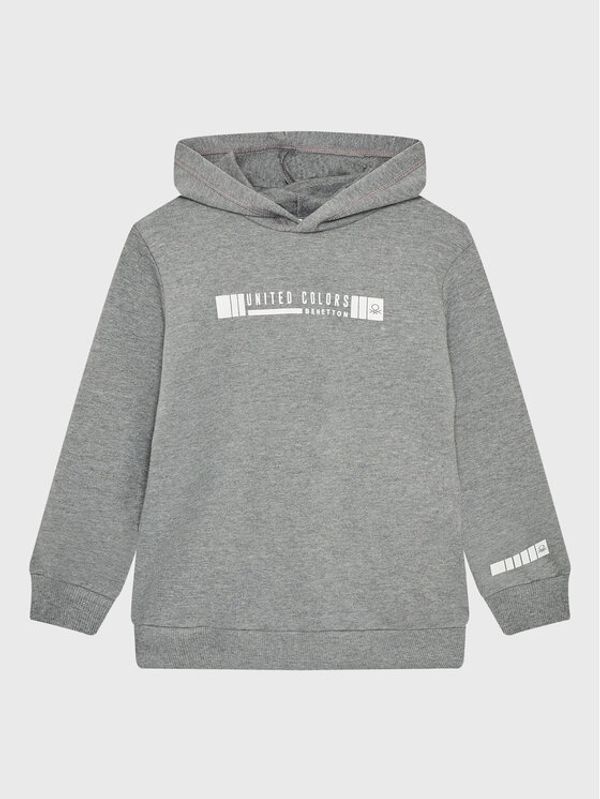 United Colors Of Benetton United Colors Of Benetton Суитшърт 3JLXC201I Сив Regular Fit
