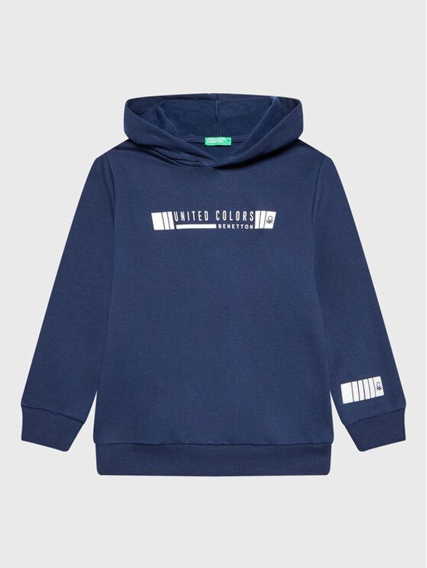 United Colors Of Benetton United Colors Of Benetton Суитшърт 3JLXC201I Тъмносин Regular Fit