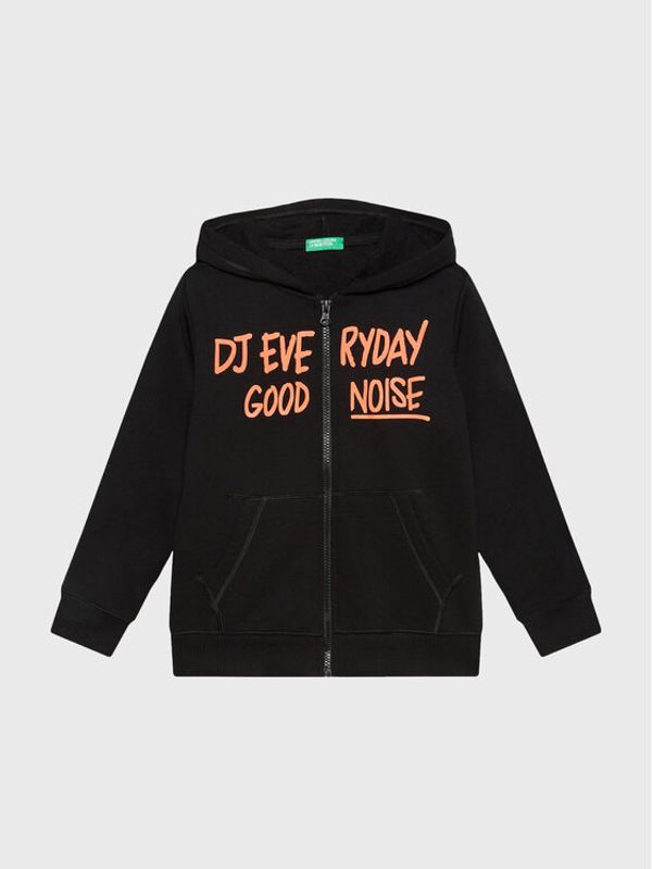 United Colors Of Benetton United Colors Of Benetton Суитшърт 3JLXC501E Черен Regular Fit