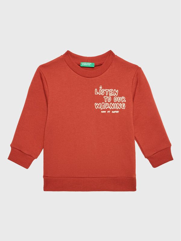 United Colors Of Benetton United Colors Of Benetton Суитшърт 3JLXG105F Червен Regular Fit