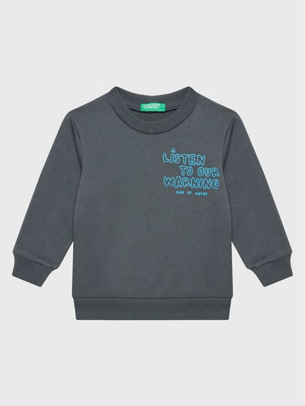 United Colors Of Benetton United Colors Of Benetton Суитшърт 3JLXG105F Сив Regular Fit