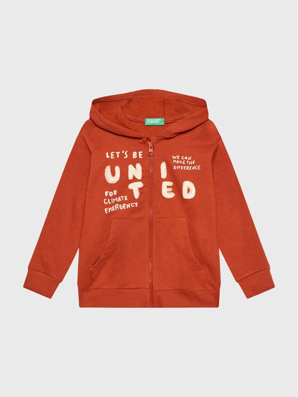 United Colors Of Benetton United Colors Of Benetton Суитшърт 3JLXG501E Червен Regular Fit
