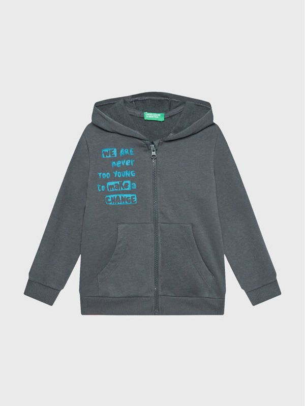 United Colors Of Benetton United Colors Of Benetton Суитшърт 3JLXG501E Сив Regular Fit