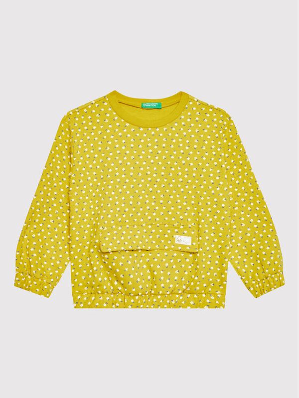 United Colors Of Benetton United Colors Of Benetton Суитшърт 3KFUG104Z Зелен Regular Fit