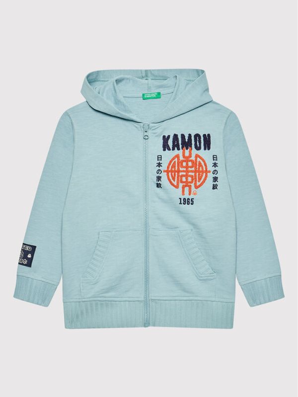 United Colors Of Benetton United Colors Of Benetton Суитшърт 3LO9C500U Син Regular Fit