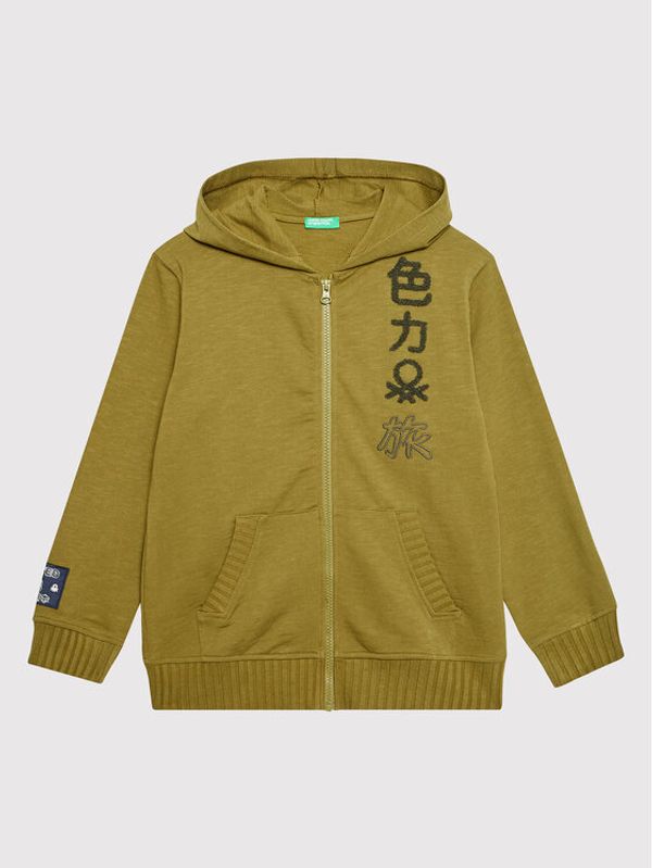 United Colors Of Benetton United Colors Of Benetton Суитшърт 3LO9C500U Зелен Regular Fit