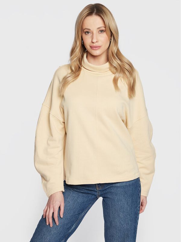 United Colors Of Benetton United Colors Of Benetton Суитшърт 3OOTD200B Бежов Relaxed Fit