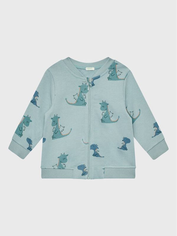 United Colors Of Benetton United Colors Of Benetton Суитшърт 3P4BA500A Син Regular Fit