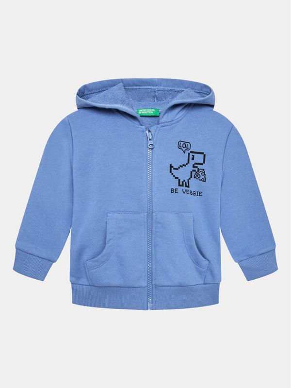 United Colors Of Benetton United Colors Of Benetton Суитшърт 3PANG5025 Син Regular Fit