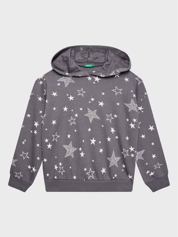 United Colors Of Benetton United Colors Of Benetton Суитшърт 3PK2C201D Сив Regular Fit