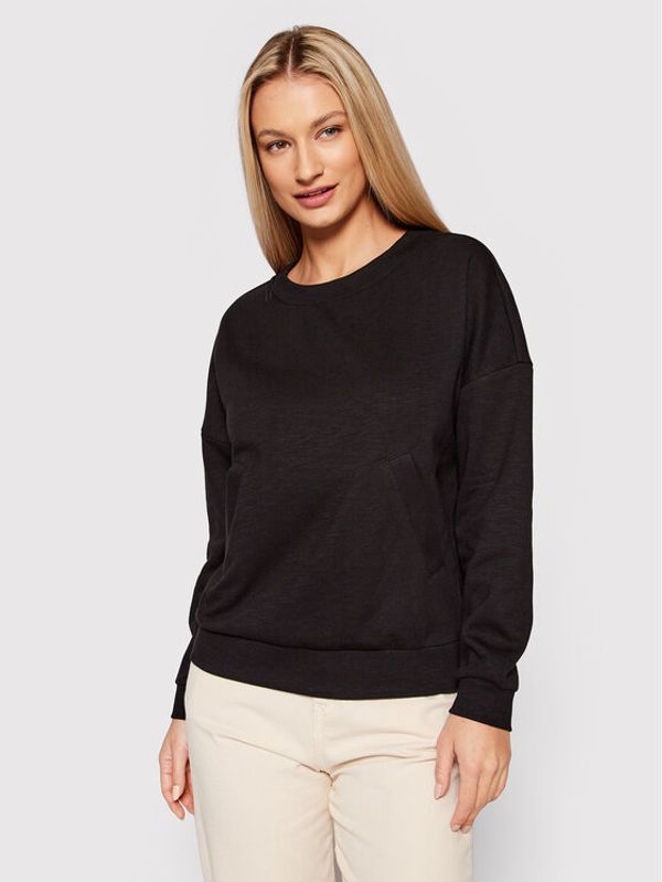 United Colors Of Benetton United Colors Of Benetton Суитшърт 3PRPD1006 Черен Relaxed Fit
