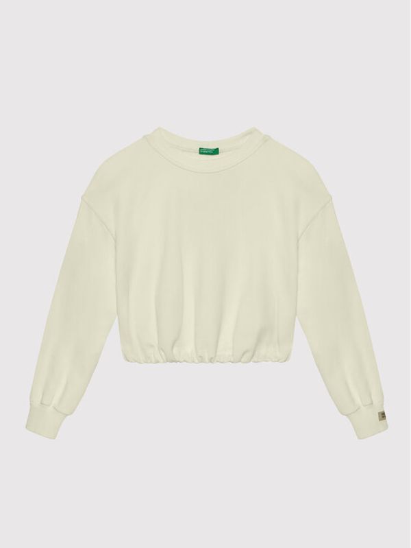 United Colors Of Benetton United Colors Of Benetton Суитшърт 3QLAC101S Бежов Regular Fit