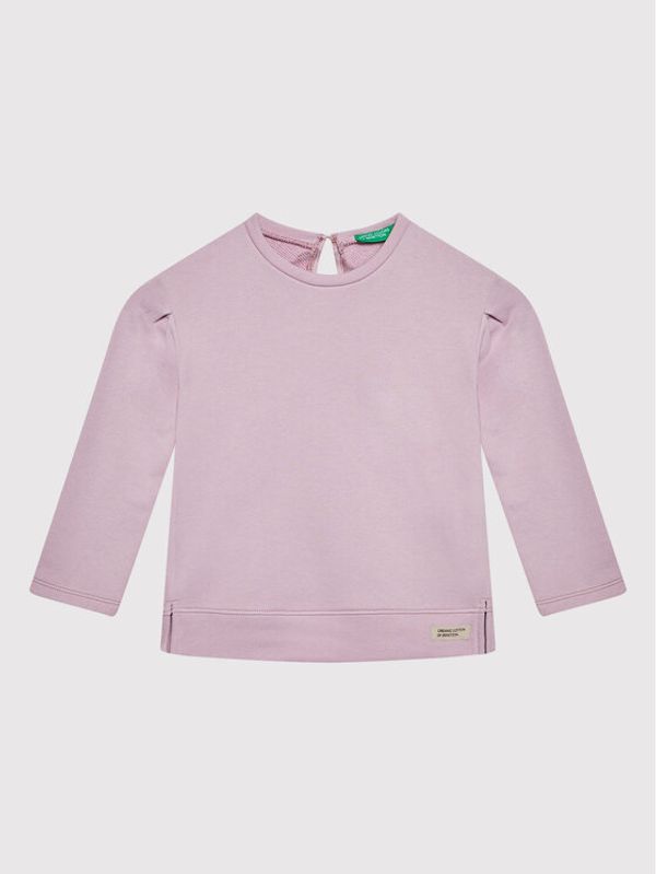 United Colors Of Benetton United Colors Of Benetton Суитшърт 3QLAG100K Розов Regular Fit
