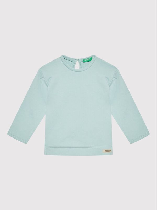 United Colors Of Benetton United Colors Of Benetton Суитшърт 3QLAG100K Син Regular Fit