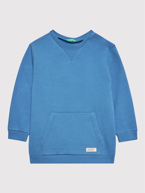 United Colors Of Benetton United Colors Of Benetton Суитшърт 3QLAG102M Син Regular Fit