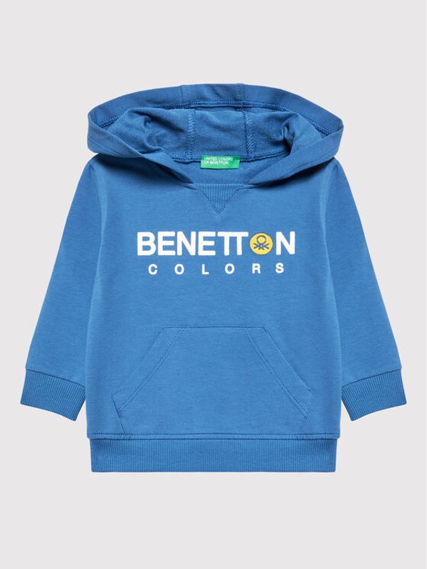 United Colors Of Benetton United Colors Of Benetton Суитшърт 3T32G2003 Син Regular Fit
