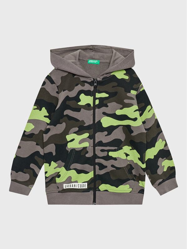 United Colors Of Benetton United Colors Of Benetton Суитшърт 3TTCC500T Сив Regular Fit