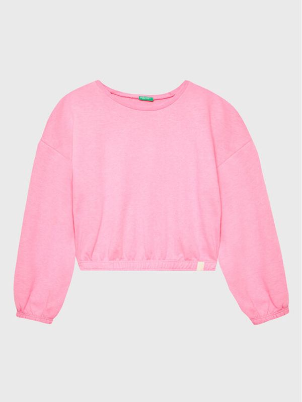 United Colors Of Benetton United Colors Of Benetton Суитшърт 3UHRC10AT Розов Regular Fit