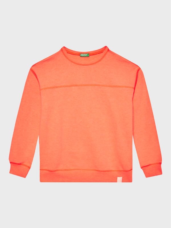 United Colors Of Benetton United Colors Of Benetton Суитшърт 3UHRC10BB Оранжев Regular Fit